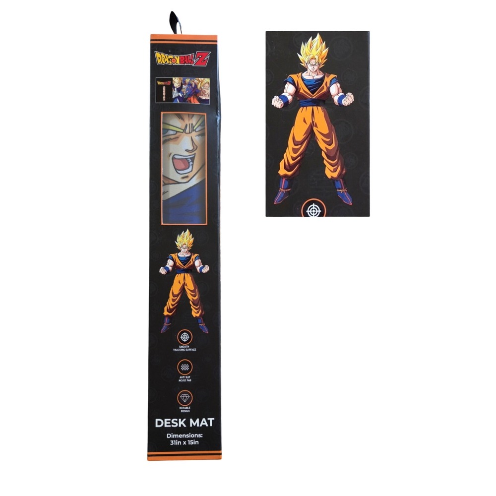 Dragon Ball Z Desk Mat UnisOS Multi New Goku Anime Gaming Mousepad 31x15